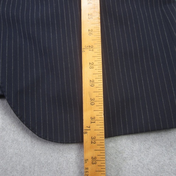 Polo Ralph Lauren Suit Mens 46Lx39W Navy Striped Modern Fit Jacket Pants 2 Piece - Picture 9 of 16